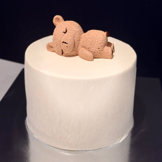 Sleeping Teddy Chocolate Mousse Cake